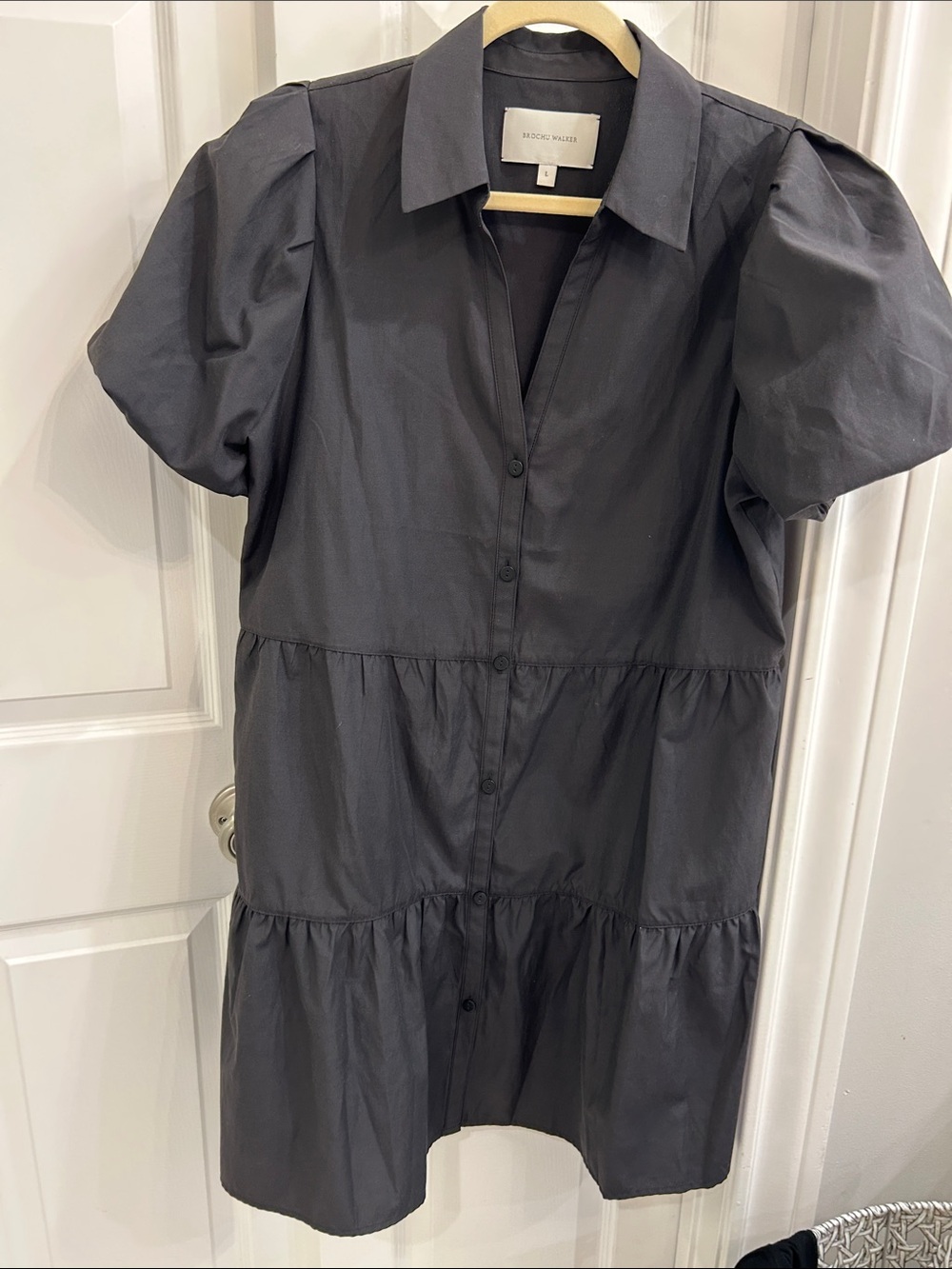 Brochu Walker The Havana mini dress in washed black